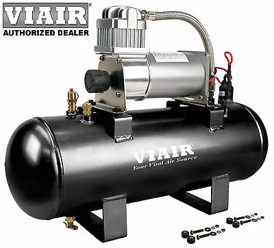 VIAIR 20005 280c 12v AIR COMPRESSOR 150psi KIT Plug-N-Play EZ Install Horn Tools • $299.95