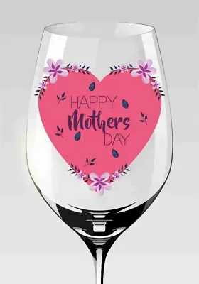 X9 Happy Mother's Day Gnome Vinyl Decal Stickers Love Heart Decor 00963 • £3.99