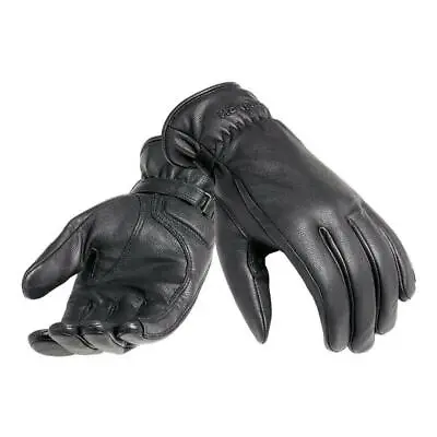 Genuine Triumph Vance Black Leather Motorcycle Gloves MGVS2204-001 • $49.78