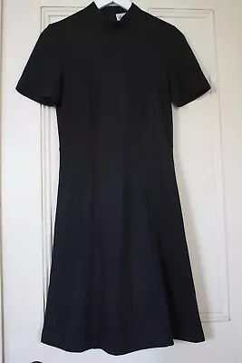 LADIES PRIDE True Vintage Dress Black Size 10 Mod 1960s • £15.99