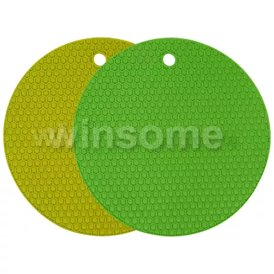 £2.79 • Buy Non-slip Heat Resistant Silicone Mat Kitchen Trivet Pan Hot Pan Stand Holder Pad