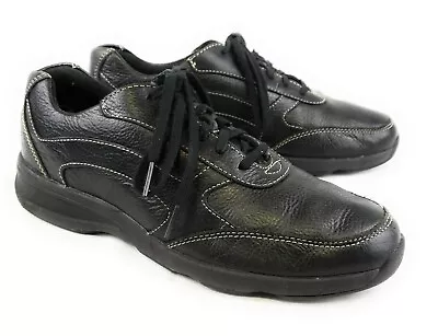 Rockport ProWalker Black Leather Comfort Casual Walking Shoes Lace Up Men's 7 M • $23.96