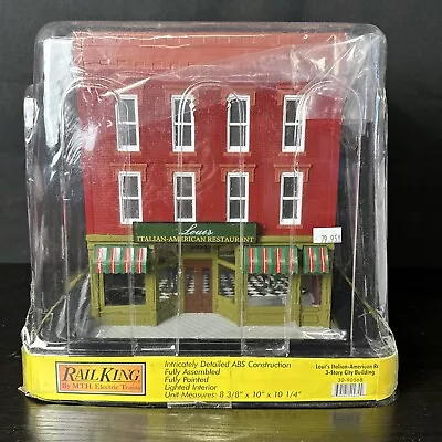 Rail King Railtown Building Loui’s Italian Restaurant City Building 30-90568 New • $115