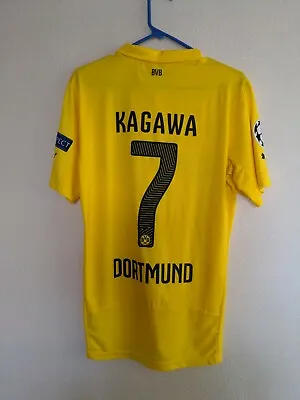 Shinji Kagawa Match Issued Champions League BVB Jersey Shirt Maybe Worn Japan • $165