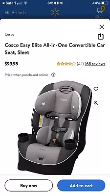 Cosco All In One Car Seat Replacement Cover • $20
