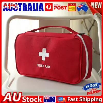 First Aid Kit Emergency Portable Travel Outdoor Survival Medical Bag (Red) • $7.90