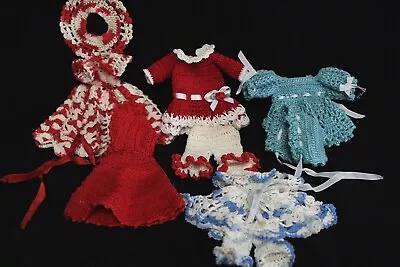 Vintage Crocheted Outfits For Your Antique Or Vintage 8  Dolls • $9.99
