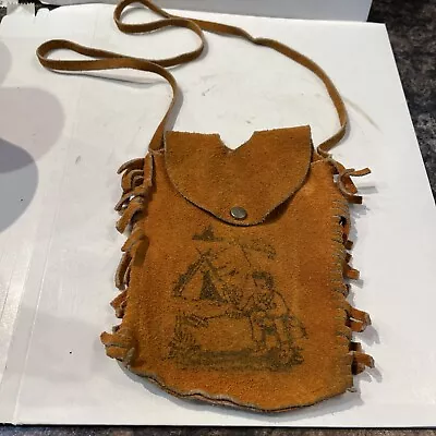 Vintage Toy Childs Western  Leather Canteen Cover • $5.99