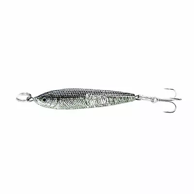 Black Anchovy Fish WOW!® 1oz Fishing Trolling Mega Metal Luna Bait Jig NEW • $8.89