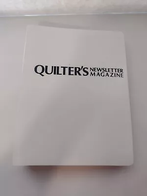 Lot Of 11 Vintage Quilter's Newsletter Magazines In Binder (Lot 28) • $12.99