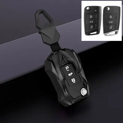 For VW Passat Golf Tiguan Zinc Alloy Car Remote Key FOB Case Cover Bag Holder • $35.70