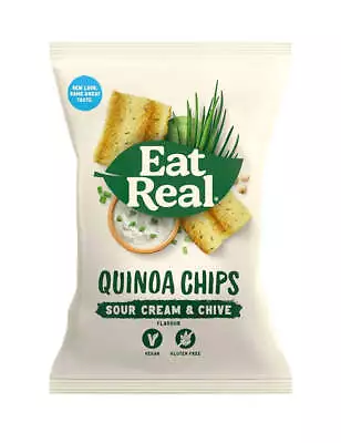 Eat Real Sour Cream & Chive Quinoa Chip 90g (Pack Of 10) • £24.66