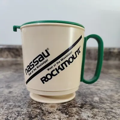 Vtg Nassau Rockmount Welding Products Whirley Industries Coffee Plastic Mug Cup • $4.99