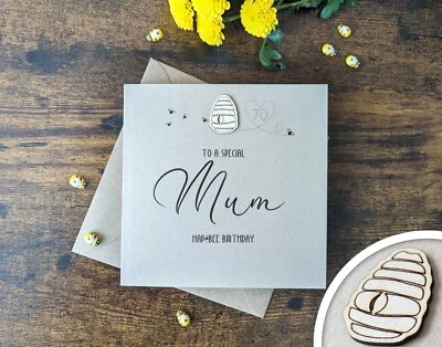 Mum 70th Birthday Card Personalised Birthday Card For Mother Gift For Women • £3.65