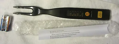 11.5  New Fork Thermometer  Temper Fork  W 2 Battery  Plastic W/ Stainless Prods • $6.99