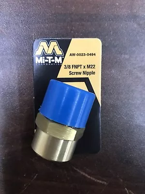 New!! Mi-T-M Low Pressure Nozzle Pressure Washer Screw Nipple Brass With Cap • $8