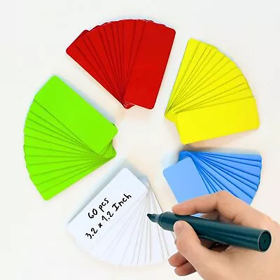 Availey 60 Pieces (3.2 X 1.2 ) - Full Colored Magnetic Dry Erase Labels - Reu... • $30.10