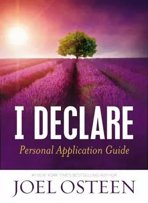 I Declare Personal Application Guide - 9781455555222 Joel Osteen Hardcover • $4.46