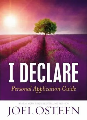 I Declare Personal Application Guide By Osteen Joel Good Book • $3.74
