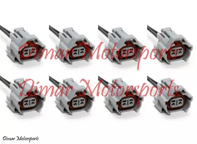 8 Female Fuel Injector Connector Electrical Plug Pigtail • $24.99