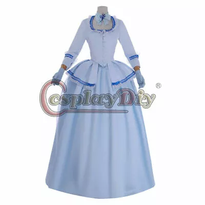 Queen Marie Antoinette Cosplay Medieval Victorian Gown Colonial Rococo Dress • $54.89