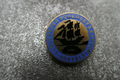 Gloucester Somerset & Exmoor Youth Hostel YHA Pin Badge Button (L32B) • £4.49