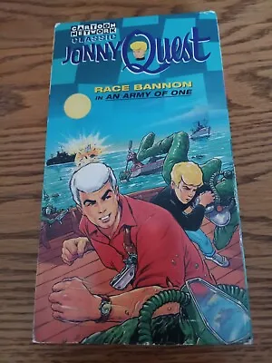 Jonny Quest Race Bannon An Army Of One VHS Cartoon Network 1996 • $13.90