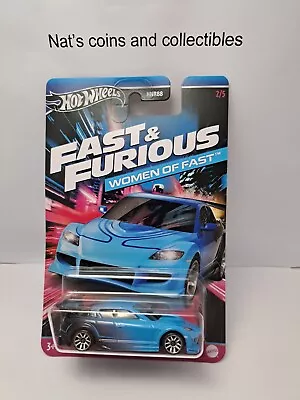 Hot Wheels 2024 FAST & FURIOUS WOMEN OF FAST SERIES - MAZDA RX-8 #02 • $15