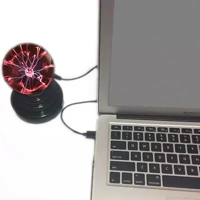 3inch Mini Plasma Ball Light Usb And Batteryoperated Touch Lightning Lamp Desk • $13.91