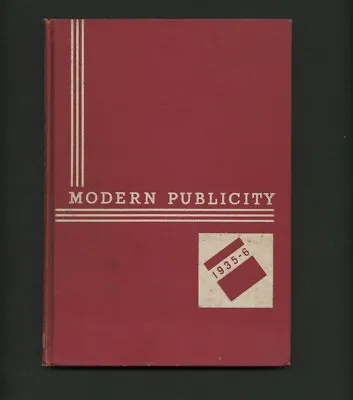 1936 A. M. Cassandre MODERN PUBLICITY Hans SCHLEGER Havinden KAUFFER Colin VOX • $199.99