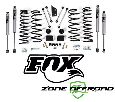 Zone Offroad J31 3  Full Lift Kit & FOX 2.0 Shocks FOR 18-24 Wrangler JL 4Door • $830