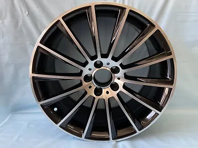 1PC Front 20 X8.5 Black Multispoke AMG Style Rims Wheels Fits Mercedes Benz S500 • $325