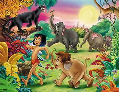$11.66 • Buy SALE.aus Seller.30cm X 40cm.5D DIAMOND PAINTING..DISNEY JUNGLE BOOK..full Drill 