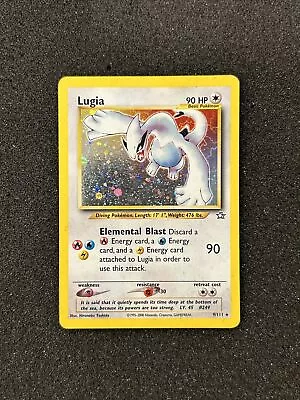 Pokémon TCG Lugia Neo Genesis 9/111 Holo Unlimited Holo Rare • $36