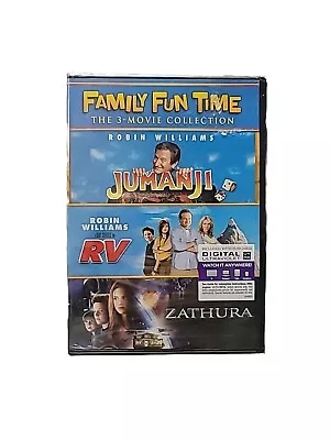 Jumanji / RV / Zathura DVD 3-Movie Family Fun Collection Robin Williams FreeShip • $14.99