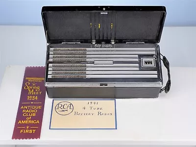 RCA Victor Portable BP-10 Tube Radio Pre Transistor Radio • $179