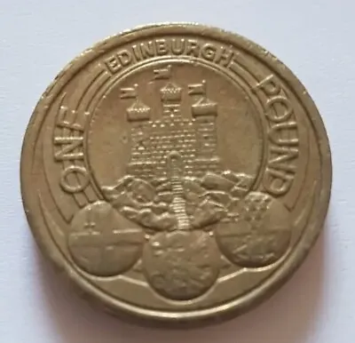 2011 The Royal Mint Capital Cities Edinburgh UK Circulated One Pound £1 Coin • £13.49