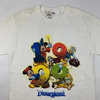 VTG Disney Parks 1999 Disneyland T-Shirt Mens Medium Sorcerer Mickey & Friends • $38.88