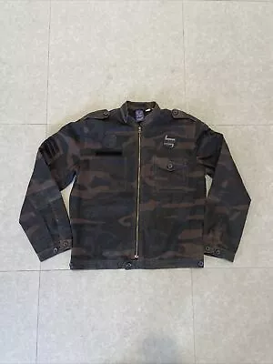 G Unit Dark Camo Large Military Style Jacket • $54.95