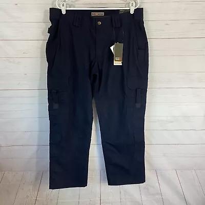 5.11 Tactical Womens Taclite EMS Pants Size 18 Dark Navy Pockets 38x31 New • $25