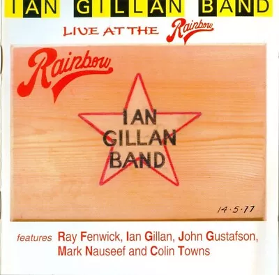 Ian Gillan Band - Live At The Rainbow (1998)  CD  NEW/SEALED  SPEEDYPOST • £7.96