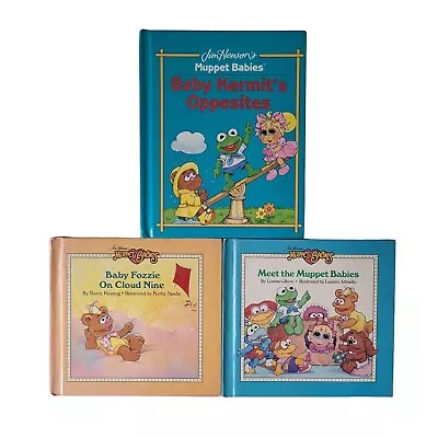 3 Kids Books Muppet Babies Baby Fozzie On Cloud Nine Baby Kermit Opposites • $9.99