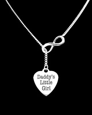 Daddy's Little Girl Necklace Lariat Valentine Christmas Gift For Her Jewelry • $19.99