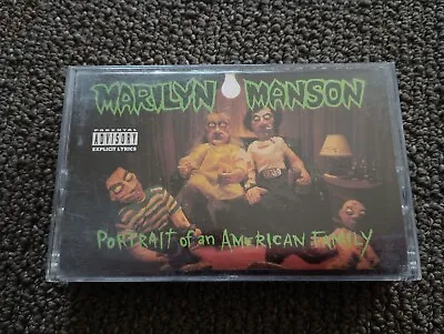 Marilyn Manson Portrait Of An American Family Cassette/1st Edition/94'/exc + • $37.49