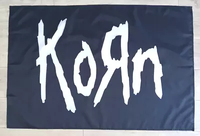 Korn Flag Poster Banner (80-120)cm Man Cave Bar Metal Band Garage Shed • $35