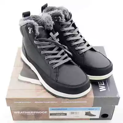 Weatherproof Men's Logjam Memory Foam Sneaker Boots *DARK GRAY* Size 13 • $39.97