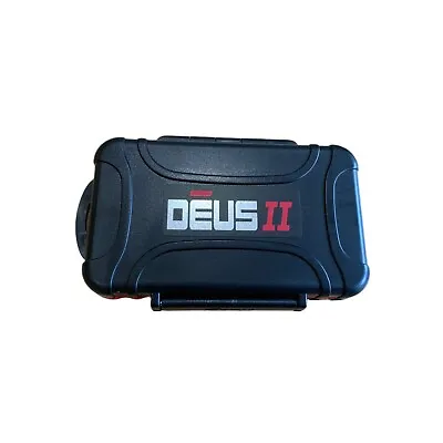 Coin Pod Original Metal Detecting Finds Box/case.With Deus II Sticker(black) • £8.99