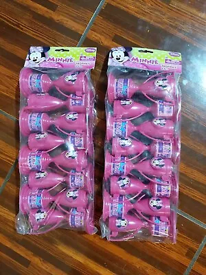 Lot Of 2 Disney Junior Minnie Mouse Trophies Birthday/Party Favors 8 Pack Pink  • $12