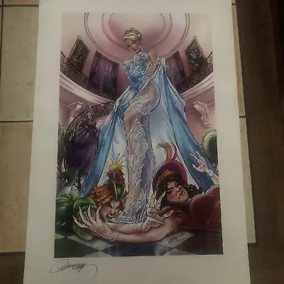 J Scott Campbell - Signed Cinderella - 13x19 Print • $37.40