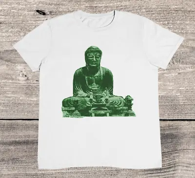 £10.99 • Buy Green Buddha T Shirt - Vintage Buddha - Retro Buddha - %100 Premium Cotton